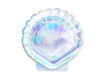 Picture of PAPER PLATES MERMAID SEASHELL IRIDESCENT 18.5CM - 6 PACK